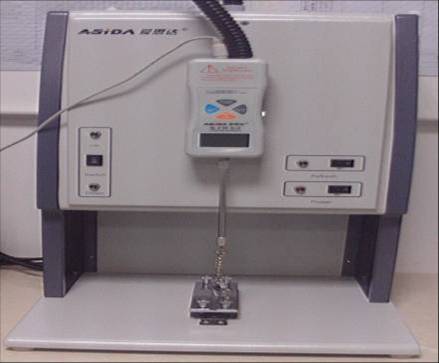 Peel strength tester