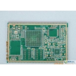 Half hole Blue Soldermask ENIG